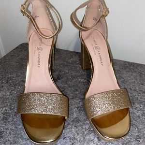 Rose Gold Glitter Chinese Laundry Heels